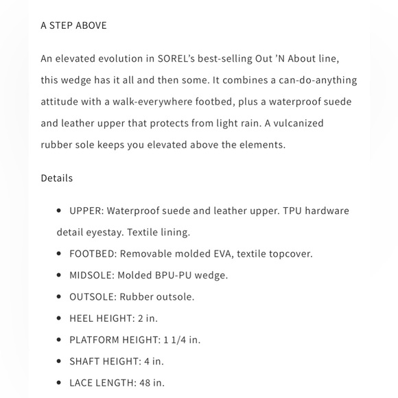 Sorel Out N About Light Gray Wedge Bootie Sneaker Size 9 - Picture 11 of 11